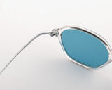 Sunglasses Eyepetizer Windsor Crystal Light Blue Lenses Silver Blue / O/S Apoella