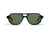 Sunglasses L.G.R. Asmara Explorer Green G15 Lenses Black Matt Havana Tartarugato O/S Apoella