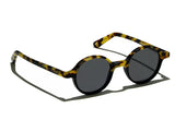 Sunglasses L.G.R. Reunion Flat Grey Lenses Black Matt Havana Tartarugato Matt O/S Apoella
