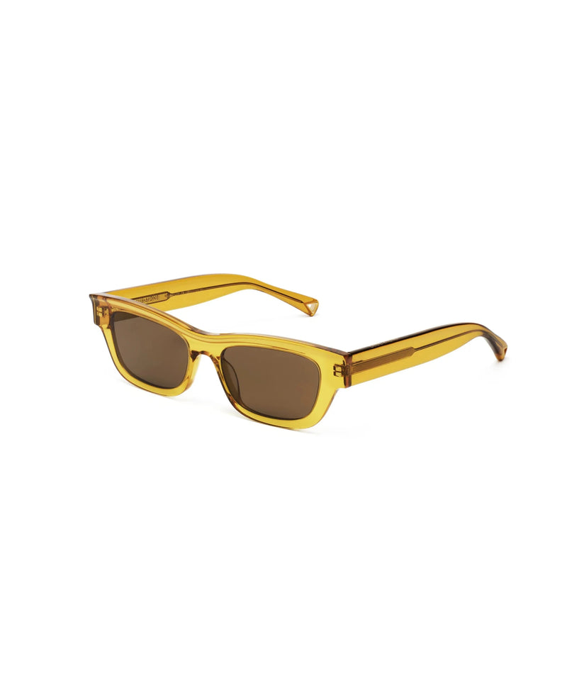 Sunglasses Zeus n Dione Ithaca Sunglasses Amber Brown Crystalline O/S Apoella