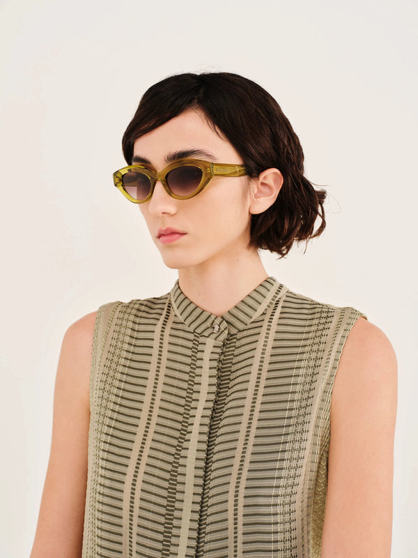 Sunglasses Zeus n Dione Sikinos Sunglasses Khaki Crystalline O/S Apoella