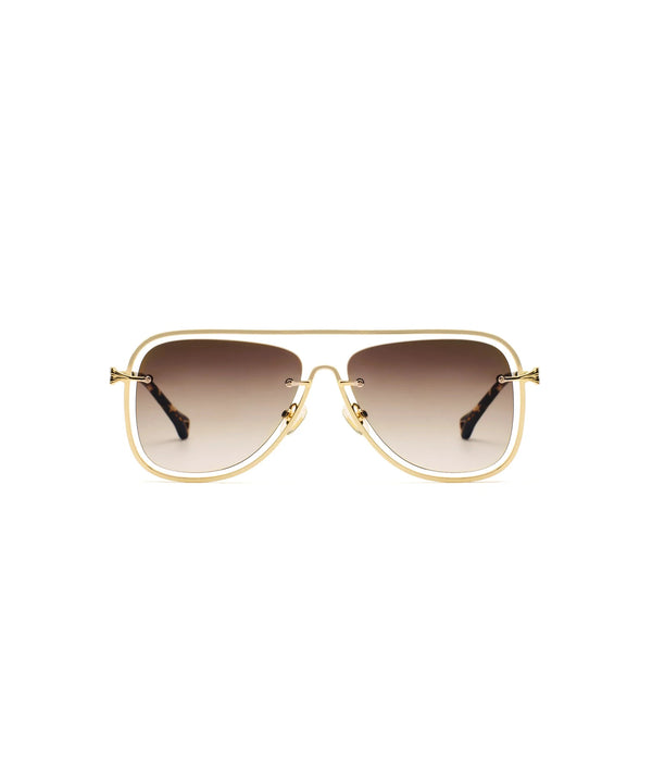 Sunglasses Zeus n Dione Syros Sunglasses Brown Tortoise/Gold O/S Apoella