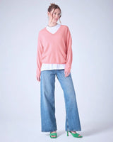 Sweater Absolut Cashmere Alicia V Neck Sweater Laurel Blossom Apoella