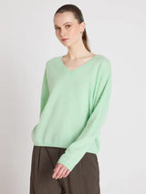 Sweater Absolut Cashmere Alicia V Neck Sweater Pastel Green M / Pastel Green Apoella