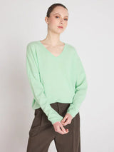 Sweater Absolut Cashmere Alicia V Neck Sweater Pastel Green M / Pastel Green Apoella