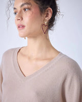 Sweater Absolut Cashmere Alicia V Neck Sweater Sand Apoella