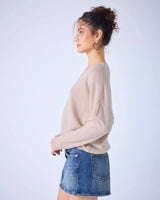 Sweater Absolut Cashmere Alicia V Neck Sweater Sand Apoella
