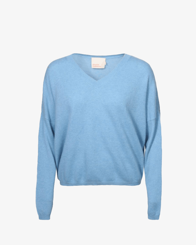 Sweater Absolut Cashmere Alicia V Neck Sweater Sky Apoella