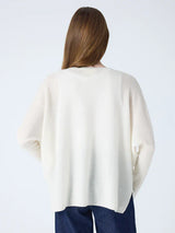 Sweater Absolut Cashmere Camille V Neck Sweater Cream Apoella