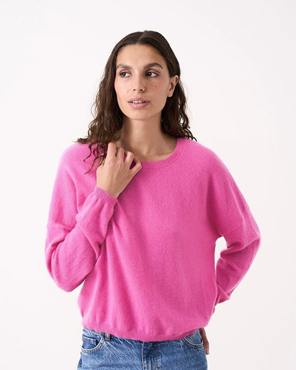 Sweater Absolut Cashmere Kaira Crew Neck Sweater Bubble Gum Neon M / Bubble Gum Neon Apoella