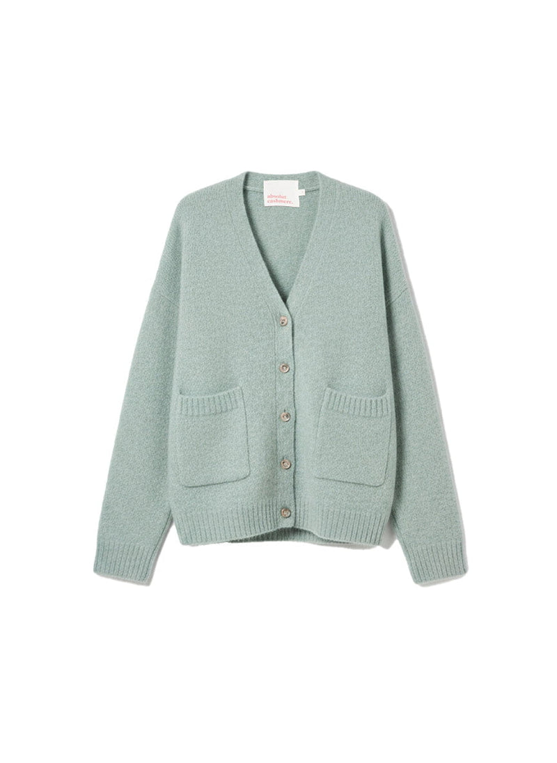 Sweater Absolut Cashmere Ludovica Cardigan Green Water Apoella