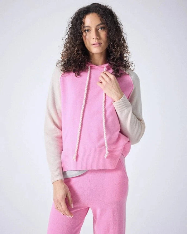 Sweater Absolut Cashmere Yuna Hoodie Combo Bumble Gum Neon Apoella
