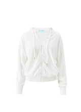 Sweater Melissa Odabash Kyda Terry Hoodie White Apoella