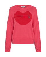Sweater One Teaspoon Lips Of Love Zip Sweater M / Pink Apoella