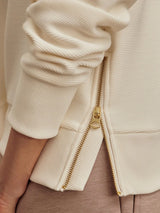 Sweater Varley Addelyn Sweater Ivory Apoella