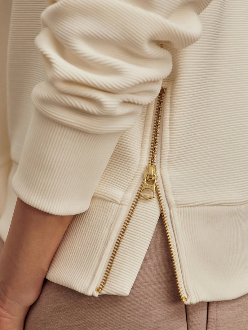 Sweater Varley Addelyn Sweater Ivory Apoella