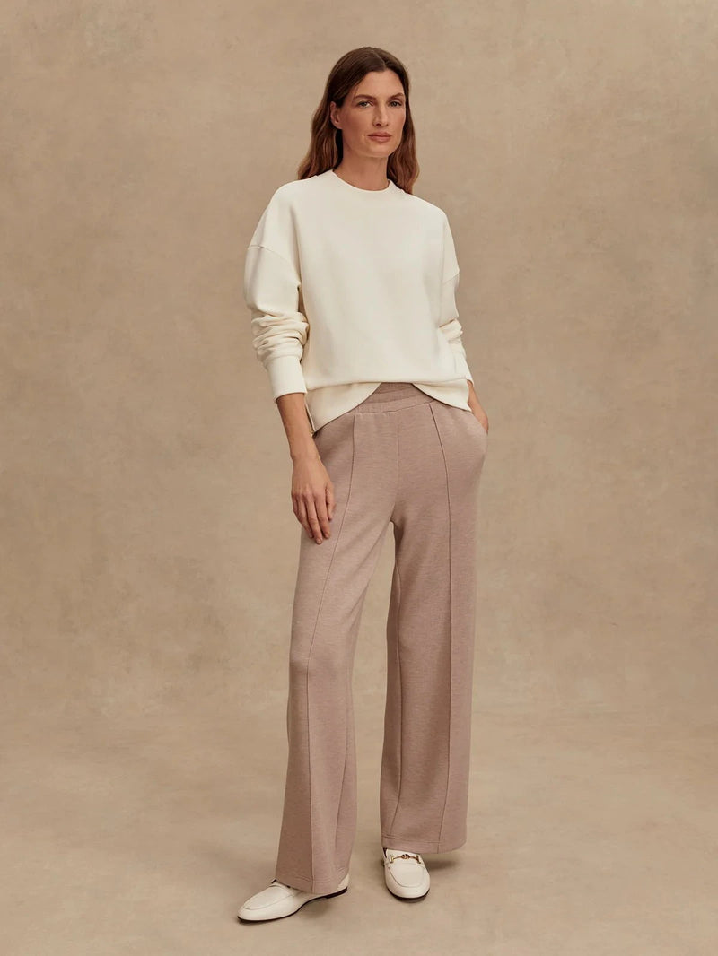 Sweater Varley Addelyn Sweater Ivory Apoella