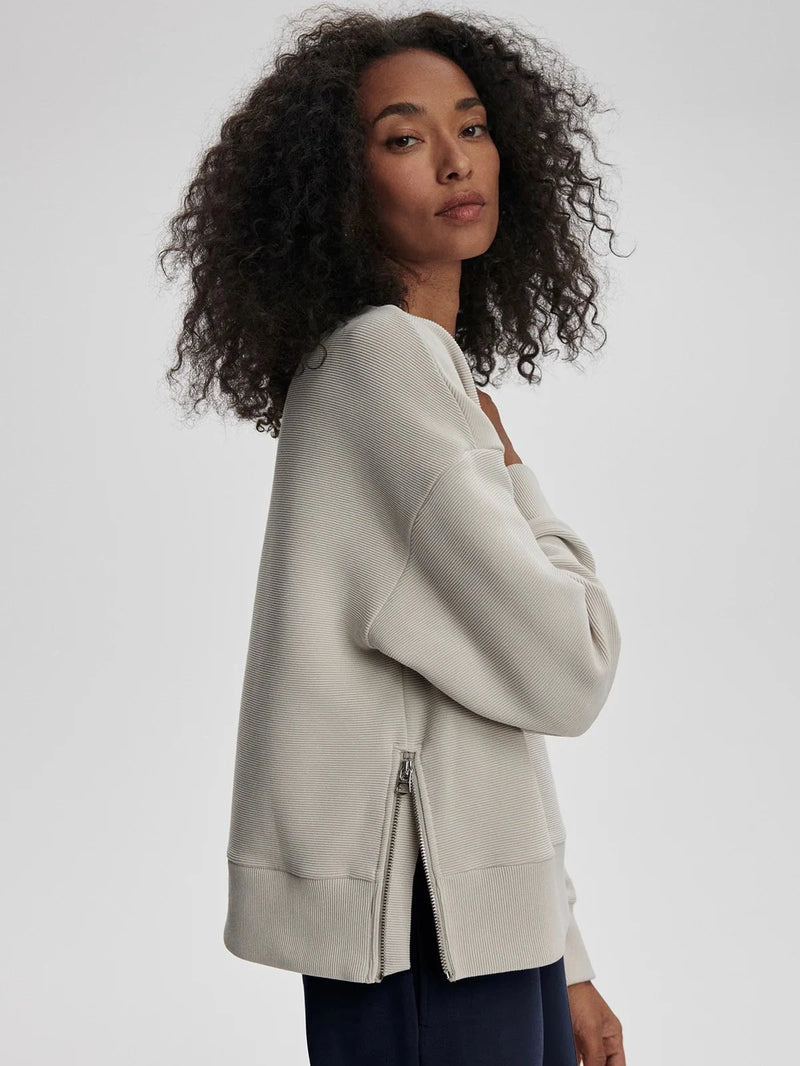 Sweater Varley Addelyn Sweater Silver Grey Apoella