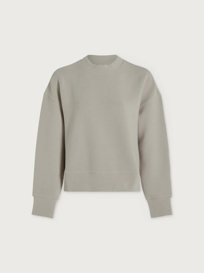 Sweater Varley Addelyn Sweater Silver Grey Apoella