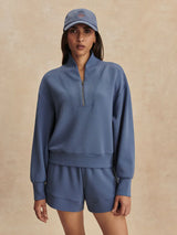 Sweater Varley Davidson Sweater Bijou Blue Apoella