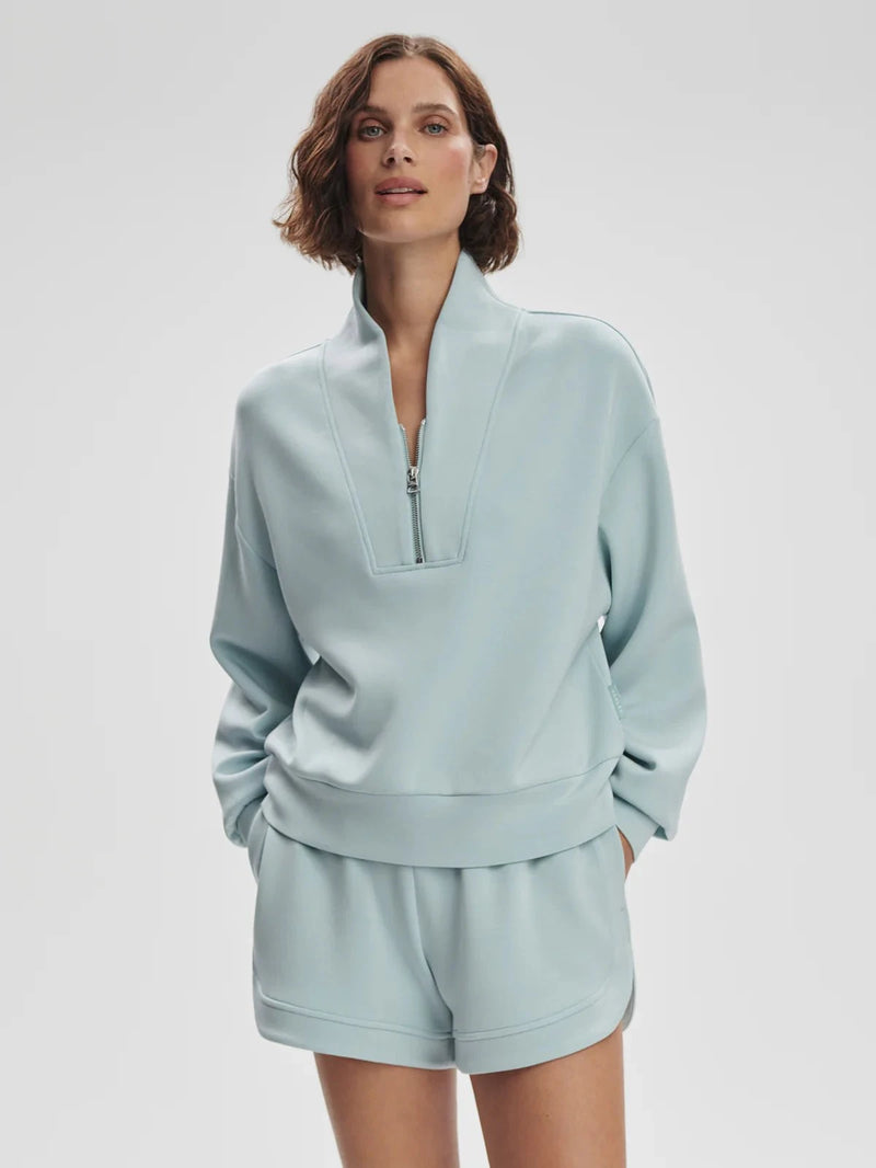 Sweater Varley Davidson Sweater Ether Blue Apoella