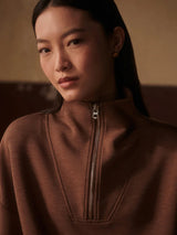 Sweater Varley Davidson Sweater Golden Bronze Marl Apoella