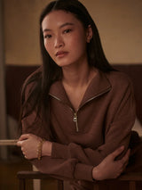 Sweater Varley Davidson Sweater Golden Bronze Marl Apoella