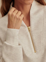 Sweater Varley Davidson Sweater Ivory Marl Apoella