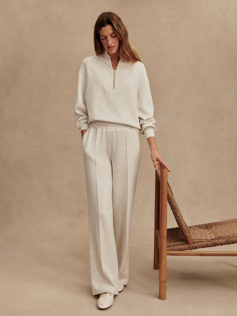 Sweater Varley Davidson Sweater Ivory Marl Apoella