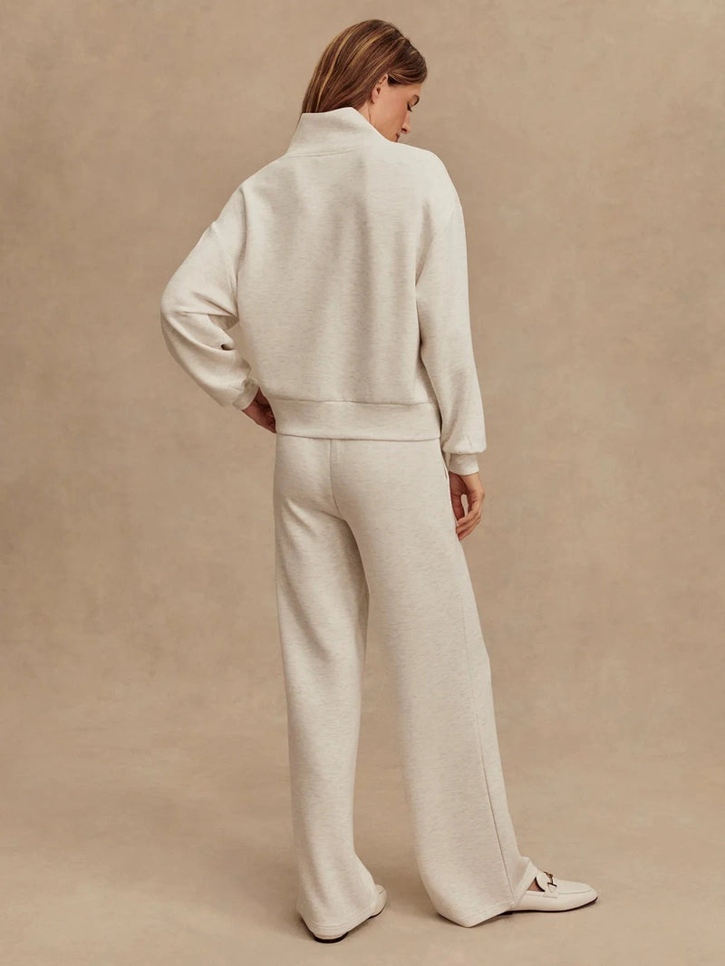 Sweater Varley Davidson Sweater Ivory Marl Apoella
