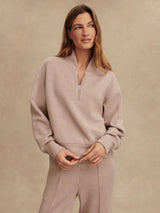 Sweater Varley Davidson Sweater Taupe Marl Apoella