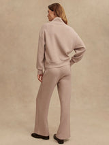 Sweater Varley Davidson Sweater Taupe Marl Apoella