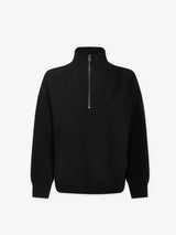 Sweater Varley Hawley Half Zip Sweater Black Apoella
