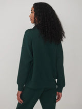 Sweater Varley Hawley Half Zip Sweater Ponderosa Pine Apoella