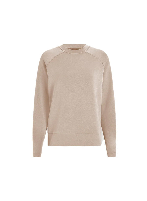 Sweater Varley Zosia Crew Neck Midlayer Sweater Silver Grey Apoella