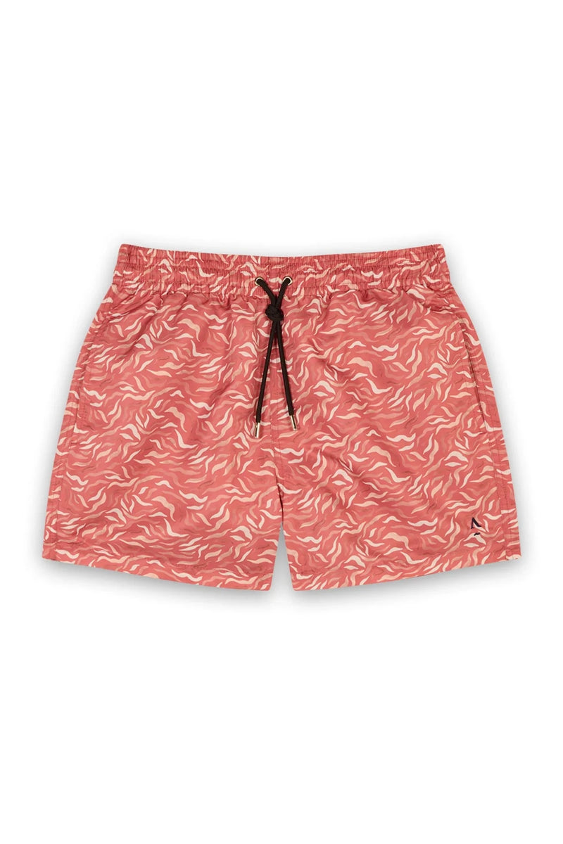 Swimshorts Apnée Algues Boxers Red Apoella