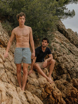 Swimshorts Apnée Cavoli Boxers Peacock Blue Apoella
