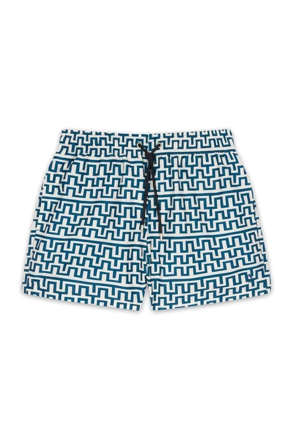 Swimshorts Apnée Cavoli Boxers Peacock Blue Apoella