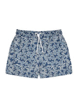 Swimshorts Apnée Coraux Boxers Dark Blue Apoella