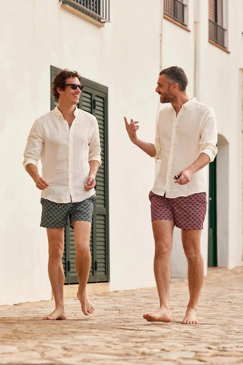 Swimshorts Apnée Ecume Boxers Purple Apoella