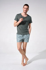 Swimshorts Apnée Mosaiques Boxers Green Apoella