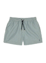 Swimshorts Apnée Mosaiques Boxers Green Apoella