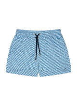 Swimshorts Apnée Mosaiques Boxers Light Blue Apoella