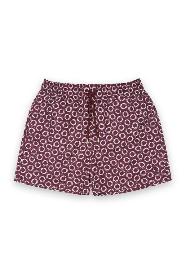 Swimshorts Apnée Oursins Boxers Purple Apoella