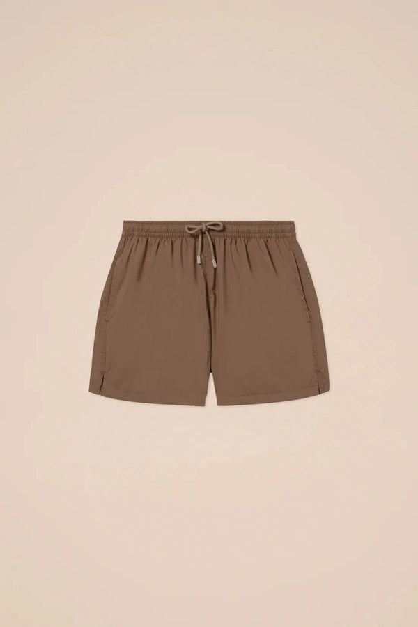Swimshorts Fedeli Madeira Monochrome Swim Shorts Taupe Apoella