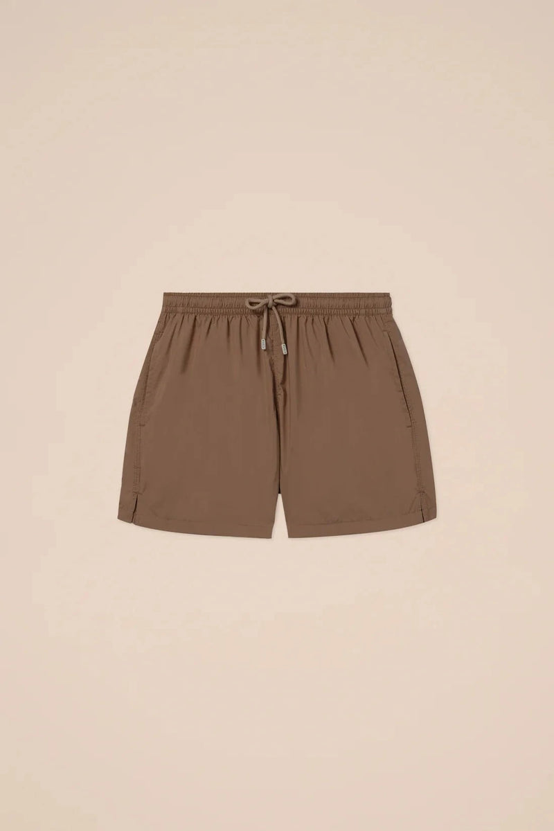 Swimshorts Fedeli Madeira Monochrome Swim Shorts Taupe Apoella