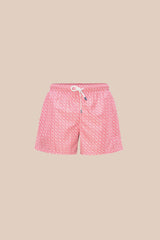 Swimshorts Fedeli Madeira Printed Swim Shorts Tangerine Poll Tiles Apoella