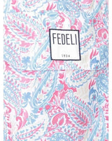 Swimshorts Fedeli Madeira Printed Swim Shorts White/Navy/Red Paisley Apoella