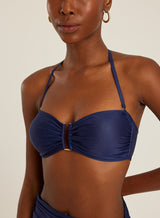 Swimwear Lenny Niemeyer Recycled Bandeau Ruched Lc Bikini Tide Apoella