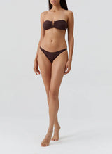 Swimwear Melissa Odabash Alba Bikini Bottom Brown Apoella